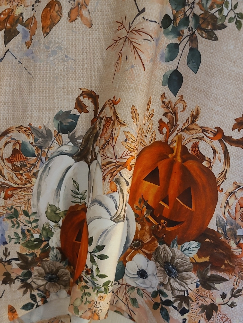 One World Fall Theme Blouse - Picture 2 of 6